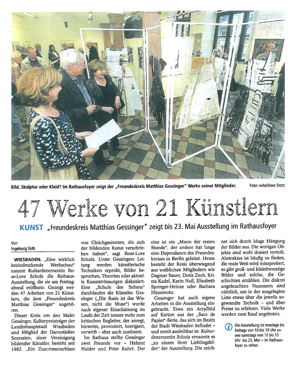 Wiesbadener Kurier Mai 2013